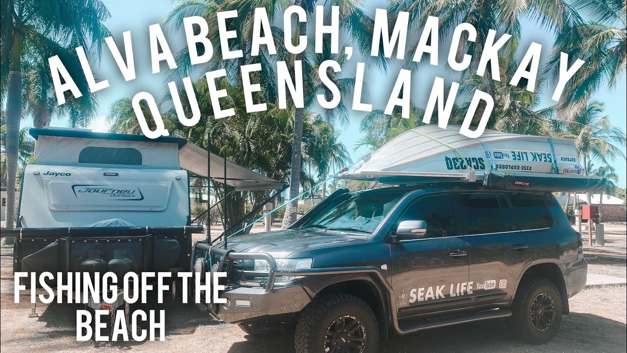 ALVA BEACH | MACKAY QUEENSLAND | FISHING OFF THE BEACH!