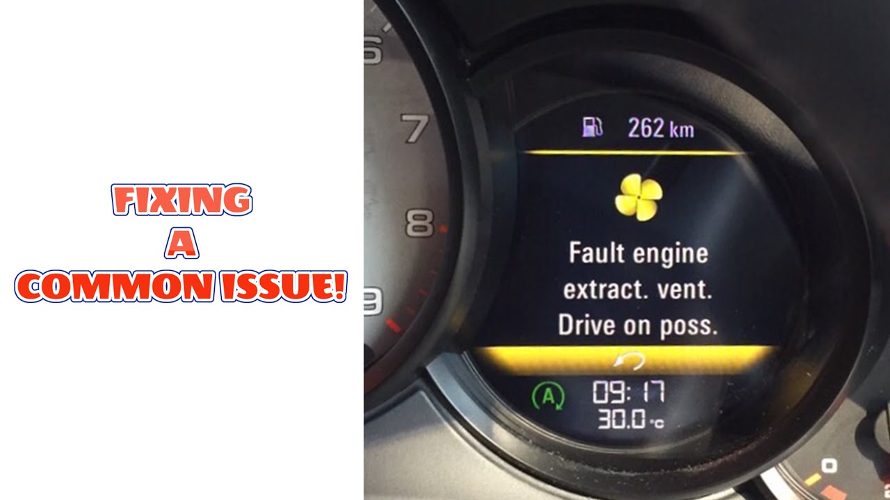 FIXING MY 911! ENGINE EXTRACT FAN REPLACEMENT!