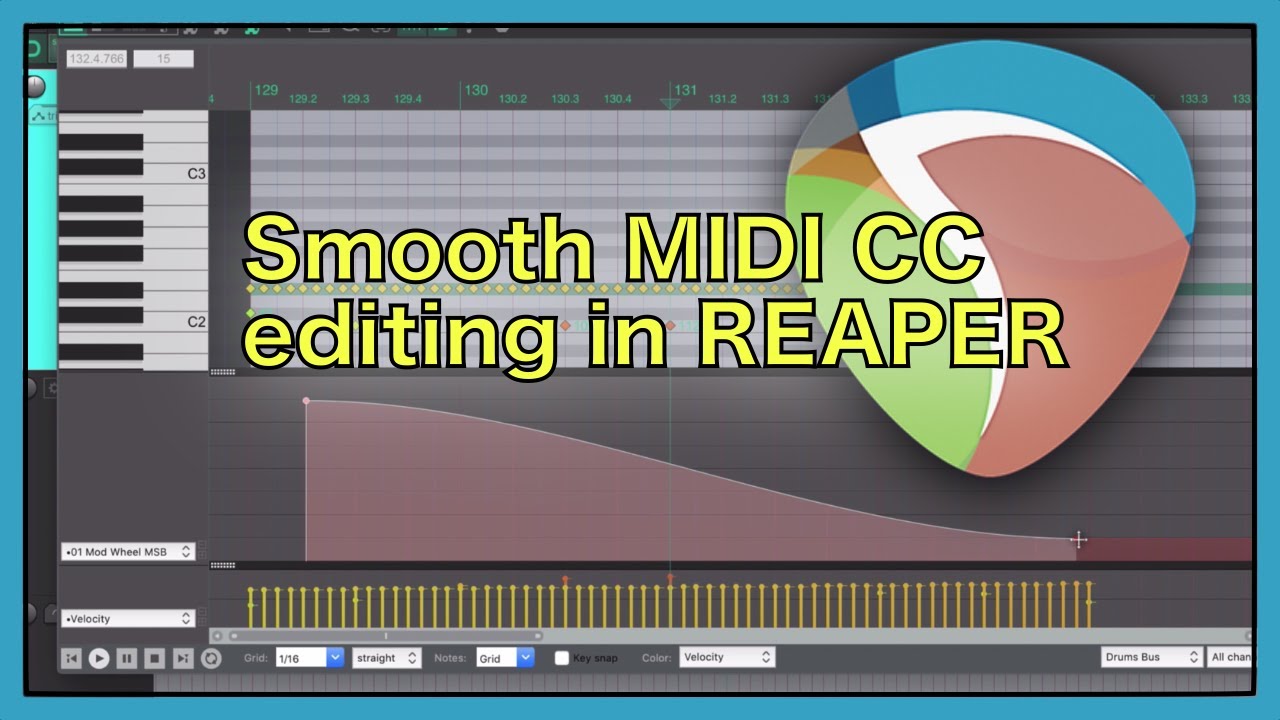 Smooth MIDI CC Automation in REAPER 6