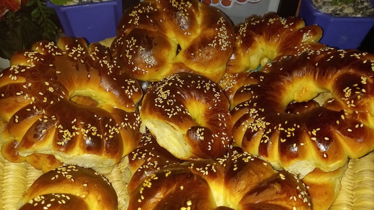 حنيونات الحمام للعروسة البليدية🥯 أو كعك الغرب  مخبوزات منسمة بالزرارع و ماء الزهر و لا أروع🌙