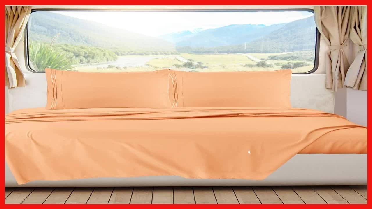 Perfectly Fitted Microfiber RV Bed Sheets for Ultimate Comfort and Style