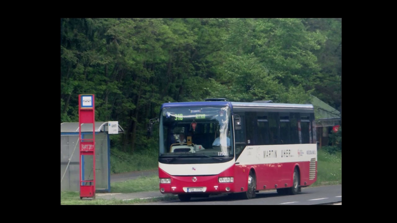 Hlášení linky 318 v úseku Smíchovské nádraží 