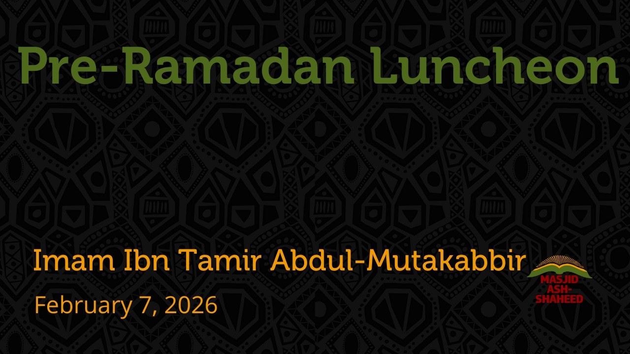 Pre-Ramadan Luncheon