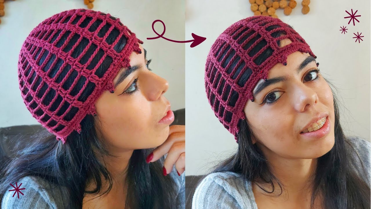 Como Tejer un CASQUETE a Crochet | Paso a Paso| Mesh de Verano