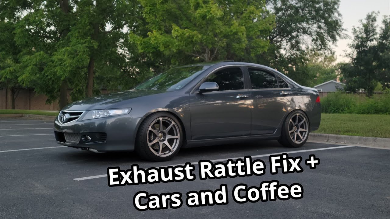 Fixing Exhaust Rattle + Cars and Coffee