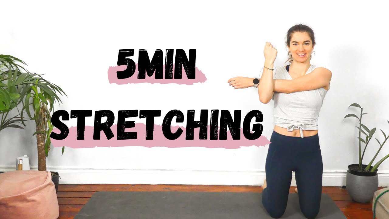 5MIN ETIREMENTS EN FIN DE SEANCE - stretching rapide apr&egrave;s entrainement | &eacute;tirer ses muscles
