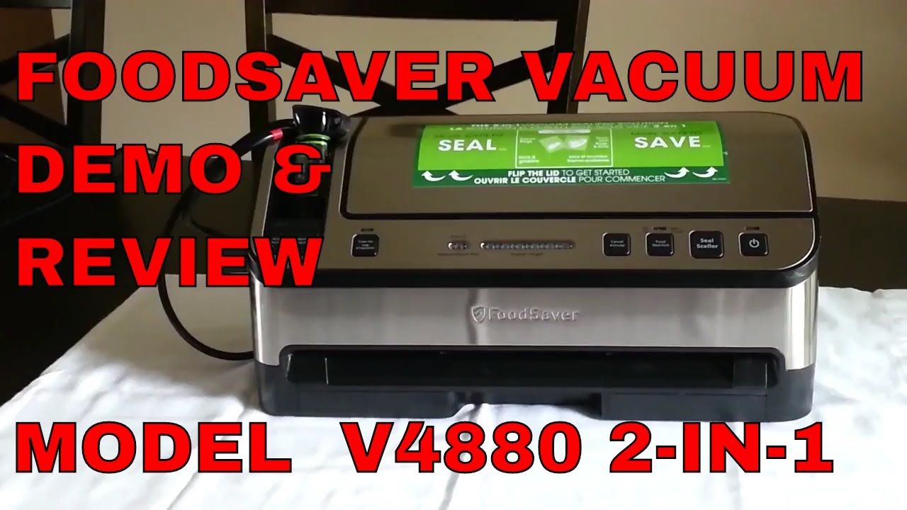 How to Use the FOODSAVER VACUUM SEALER -  REVIEW & Demo V4880 2-in-1