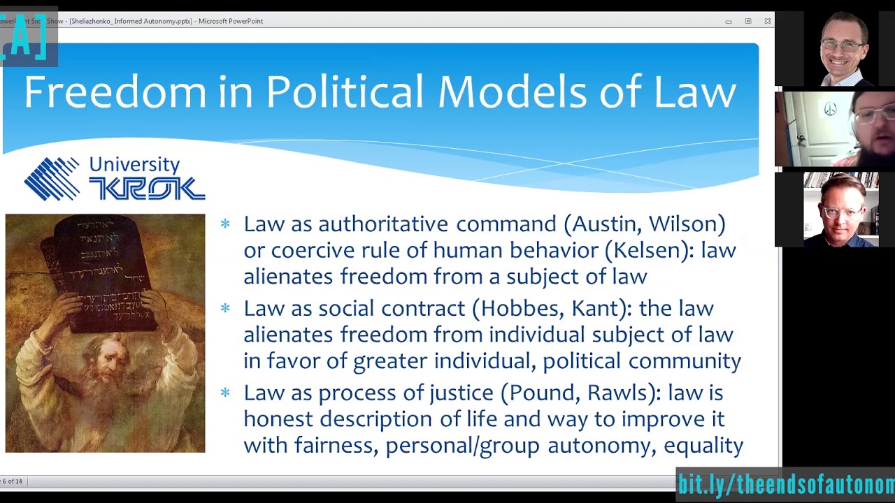 Yurii Sheliazhenko, 'Informed autonomy: conceptualization of freedom in the digital age'