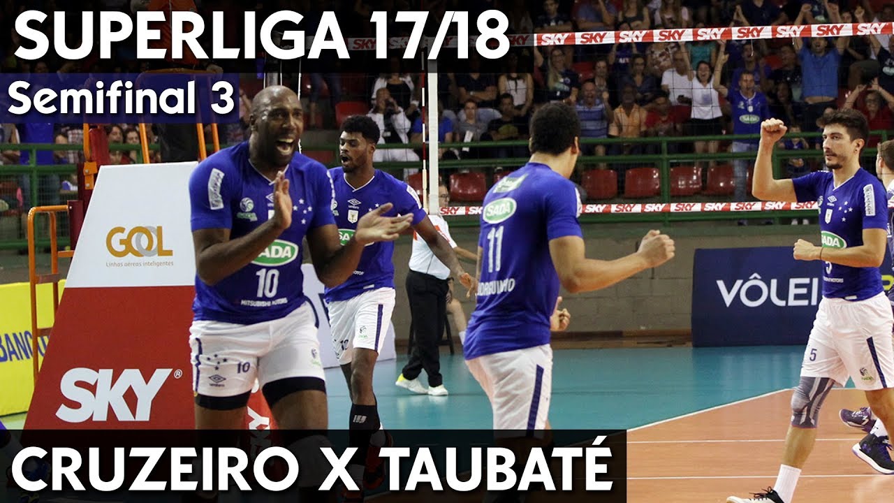 TAUBATÉ X CRUZEIRO AO VIVO | SEMIFINAL SUPERLIGA MASCULINA 17/18 HD