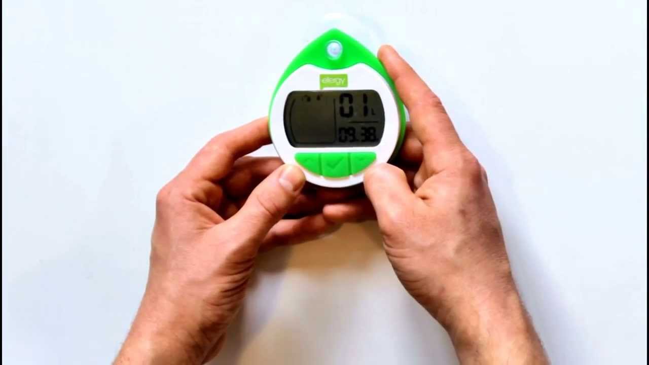 Efergy Shower Timer Demonstration Out of The Box