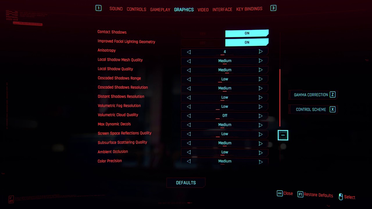 Cyberpunk 2077 SETTINGS  i5 @3.4Ghz GTX970 4Gb 8Gb ram
