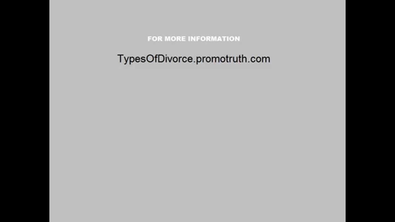 Types Of Divorce - Summary Divorce