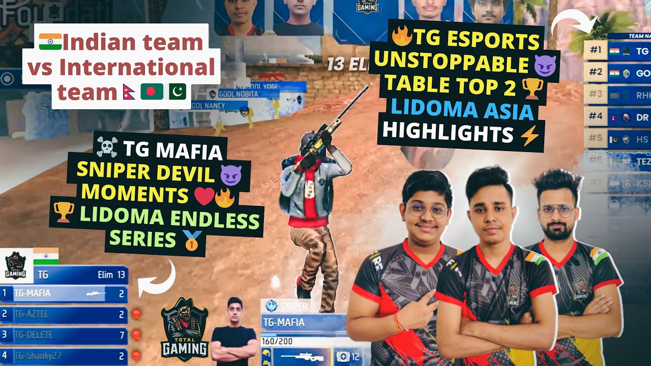 💥 TG Esports Unstoppable 🏆 | Lidoma Asia Highlights | India 🇮🇳 vs PAK🇵🇰, NP🇳🇵, BD🇧🇩. #totalgaming
