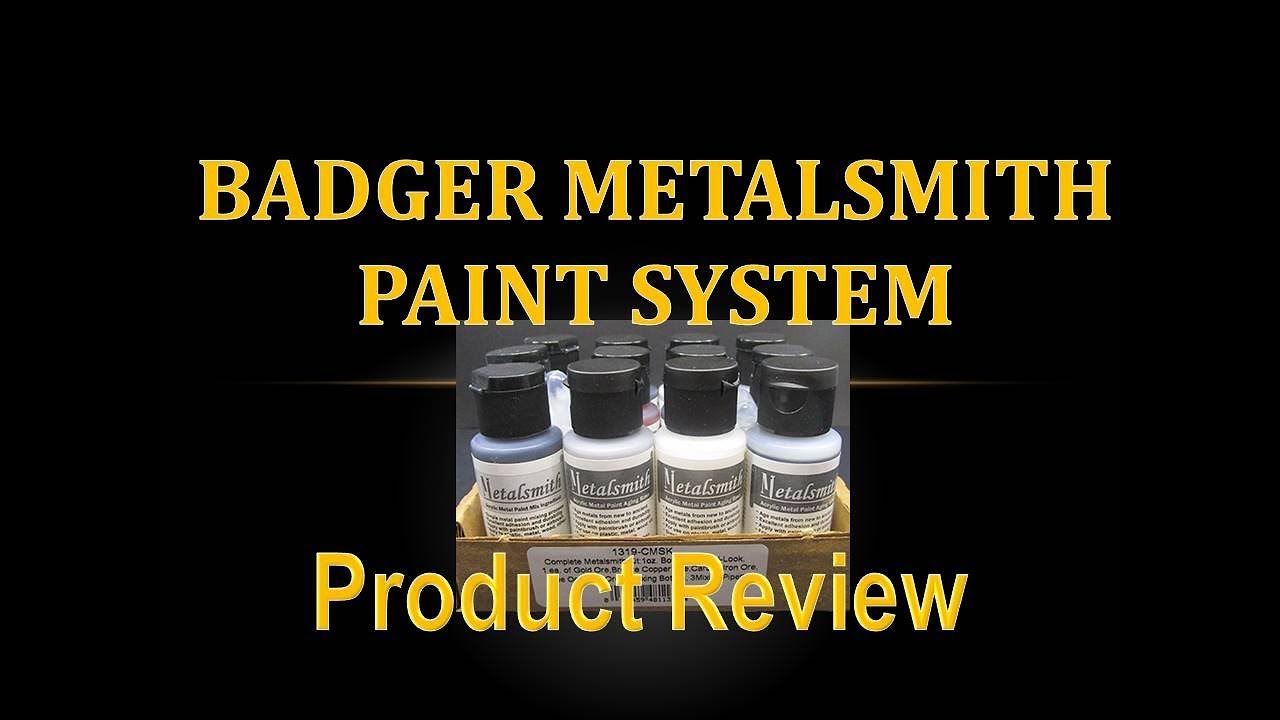 Product Review 29   Badger Metalsmith Paint System