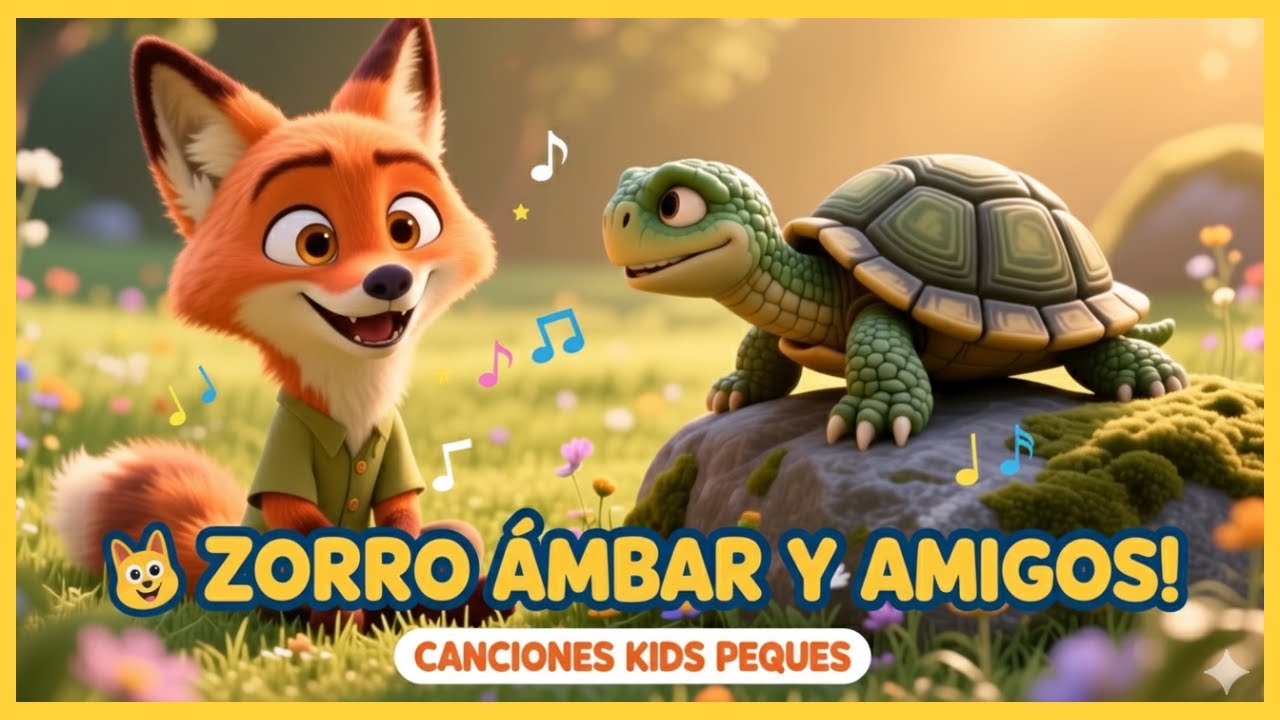 El Zorro Ámbar y sus Amigos | Canción Infantil  🦊