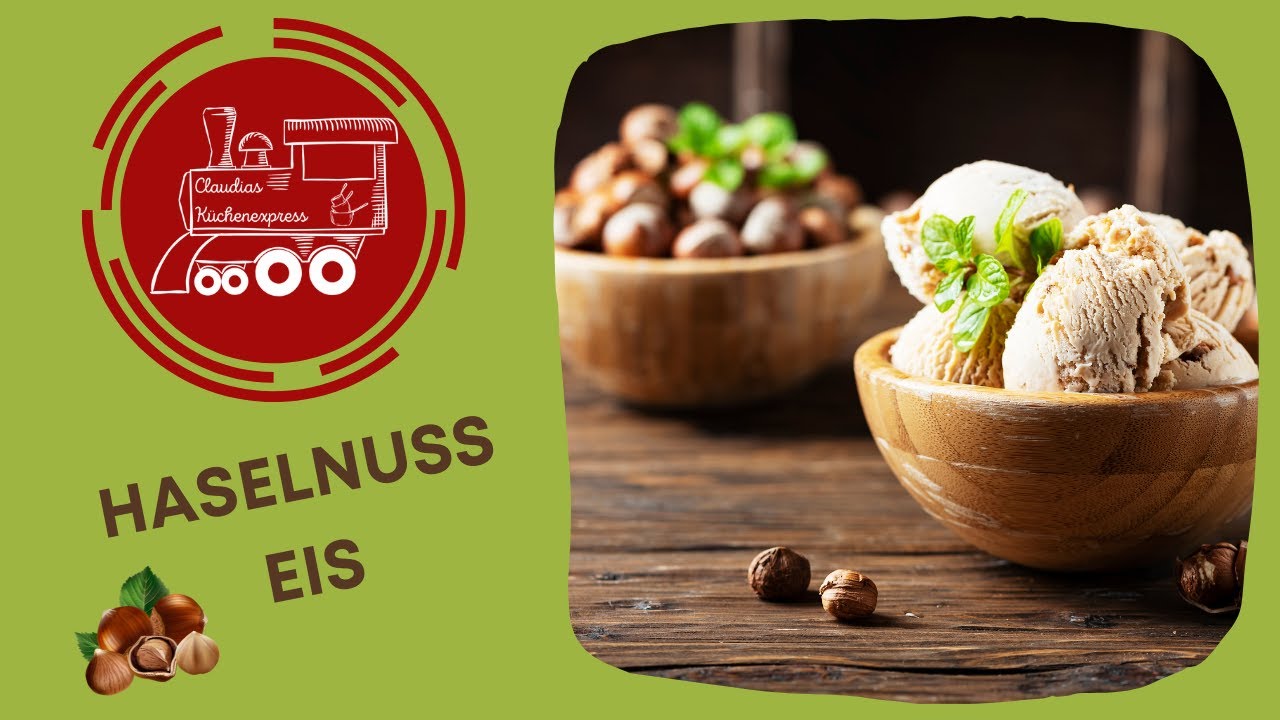 😍 HASELNUSS-EIS - wie beim Italiener ... Thermomix® TM6,TM5, TM31