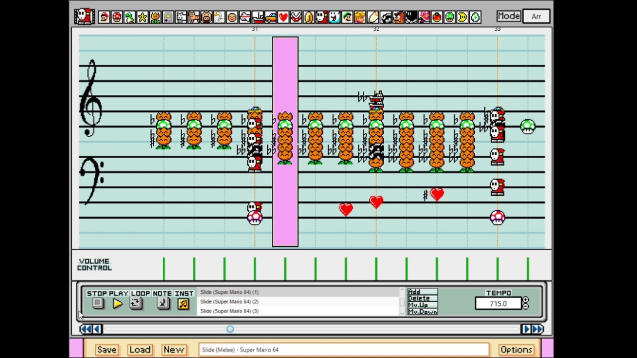 Mario Paint | Slide - Super Mario 64
