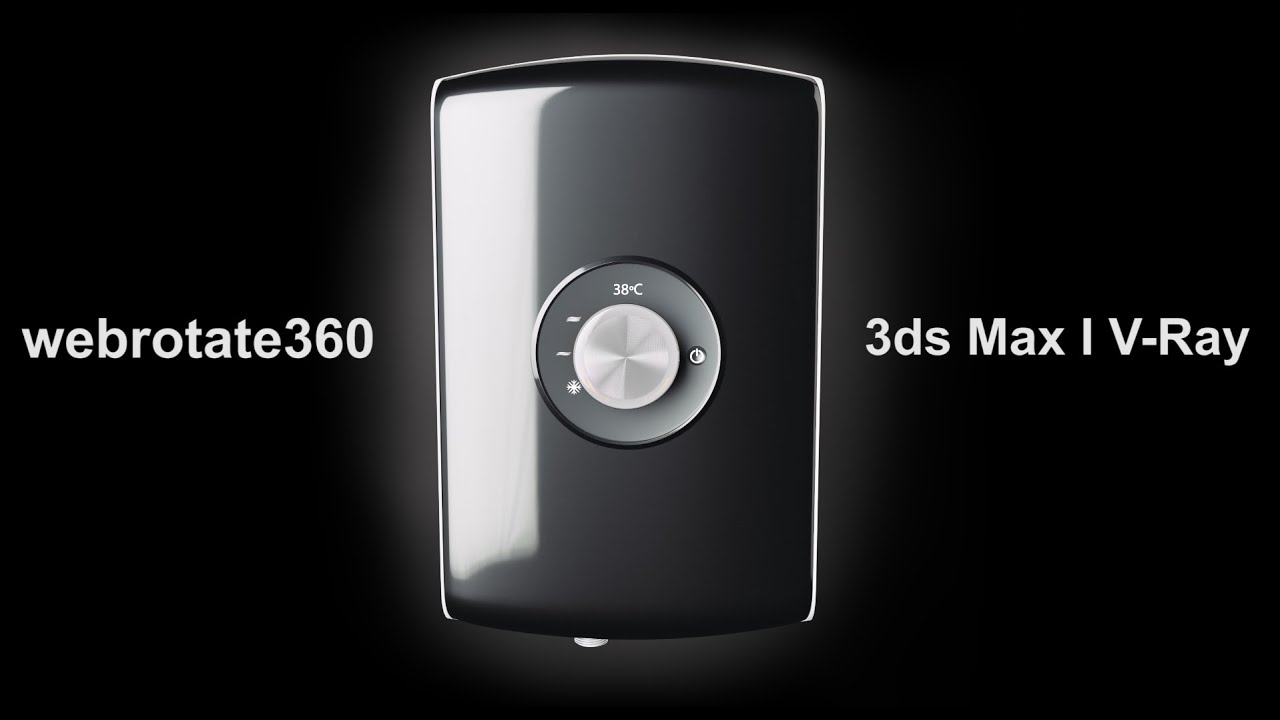 Webrotate 360 with 3ds Max & V-Ray (Studio Lights)
