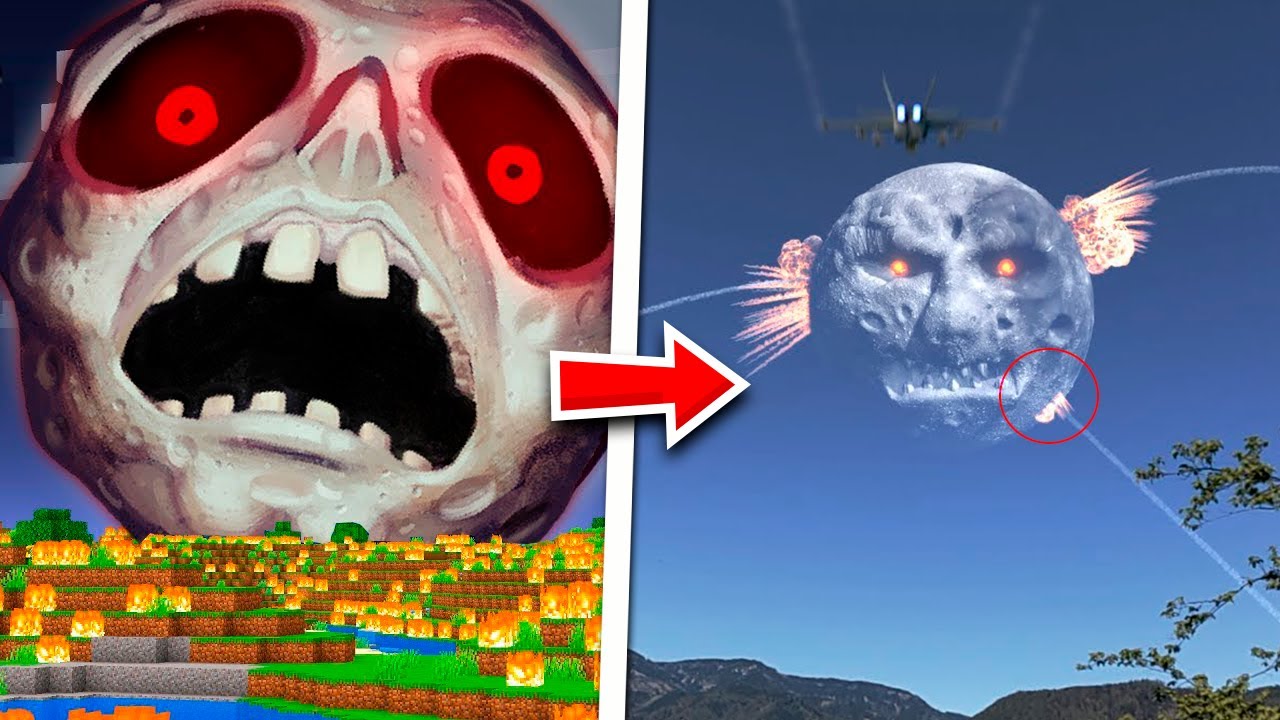 Lua Amaldiçoada no Minecraft CAPTURADO NA VIDA REAL