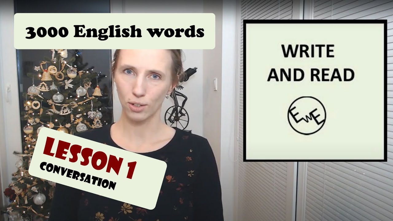 Lesson 1, conversation for intermediate students. English with subtitles, 28 languages, some edited.