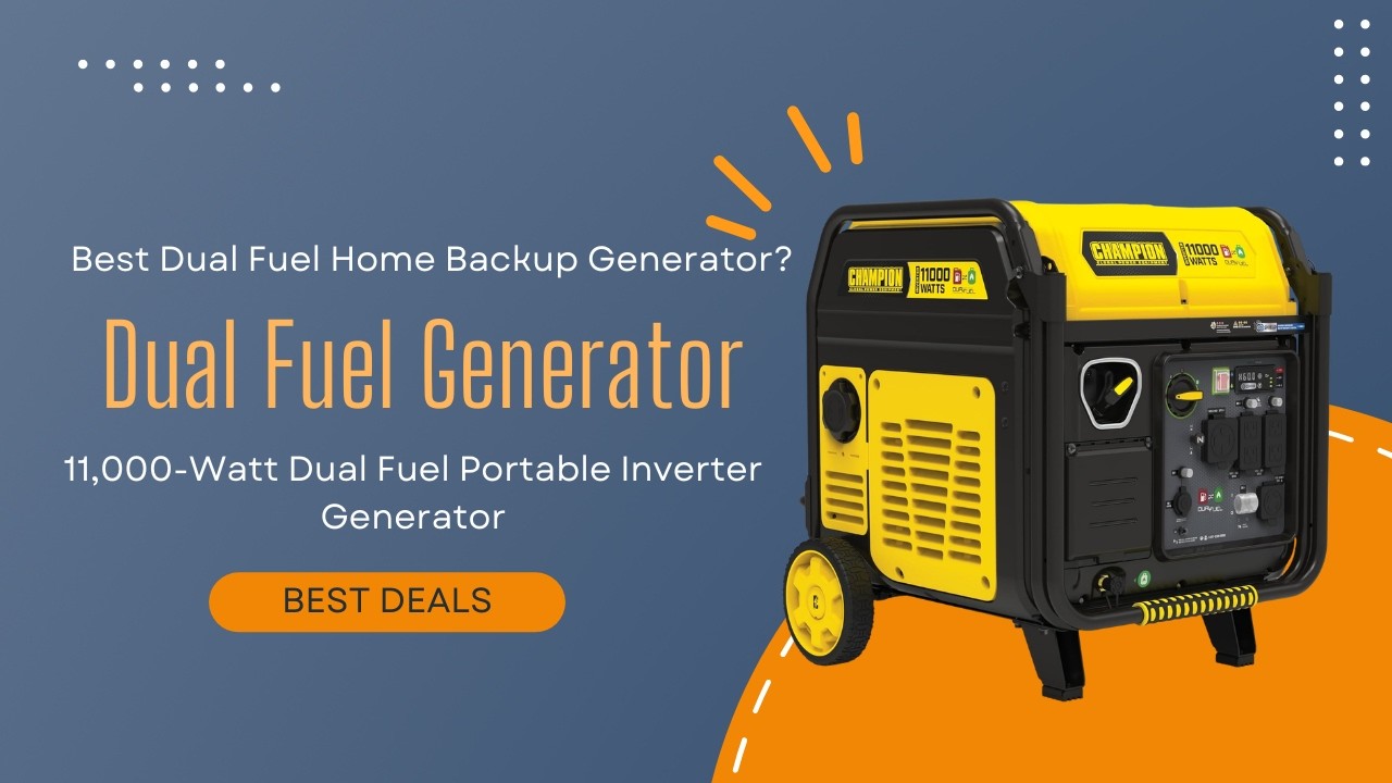 Обзор генератора Champion мощностью 11 000 Вт, работающего на двух видах топлива – резервное элек...