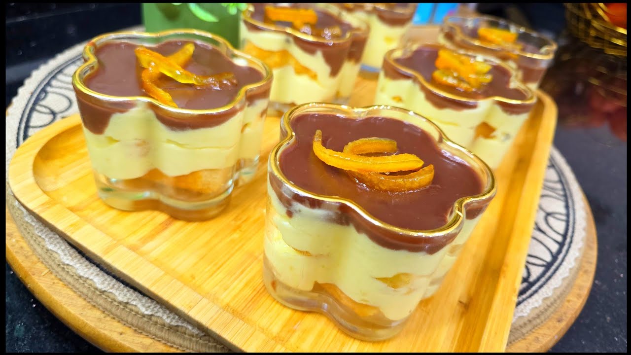 مطبخ ام وليد / تحلية بذوق البرتقال ، شحال بنينة و خفيفة 😍🥰😋.