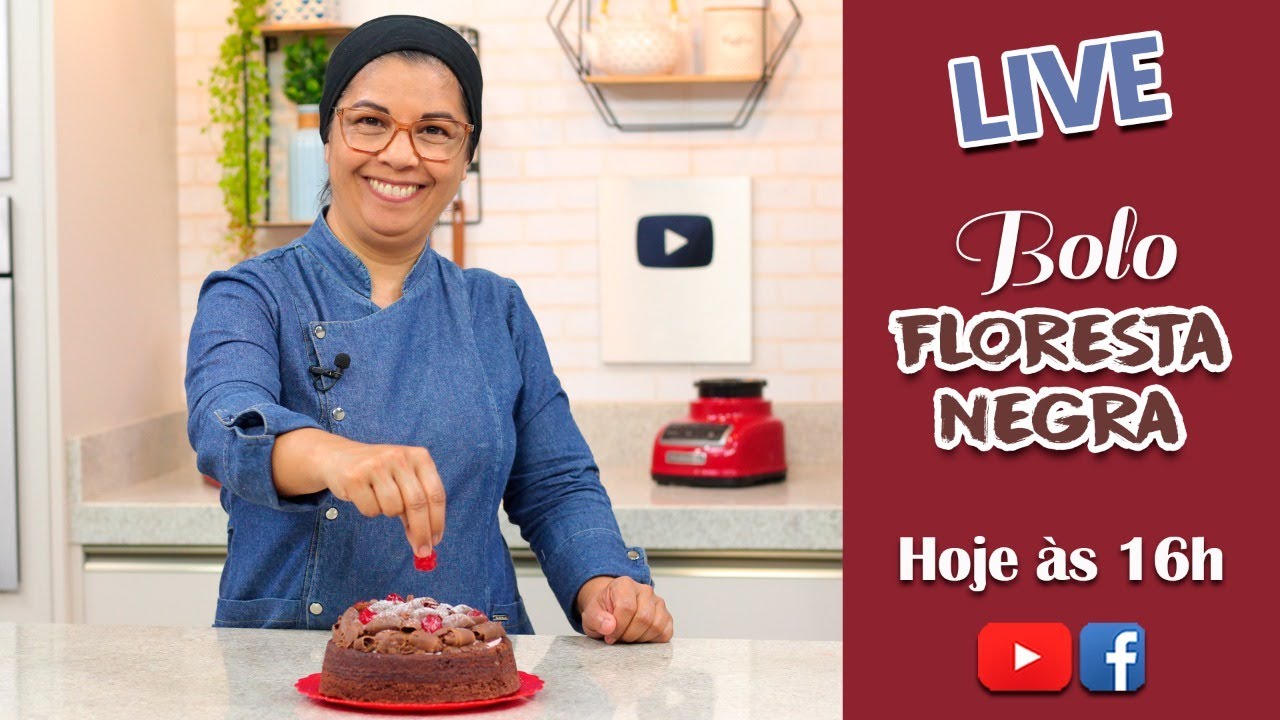 🔴 LIVE - BOLO FLORESTA NEGRA- CHEF SILVIA NICOLAU