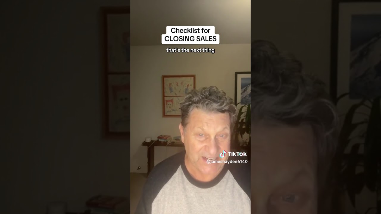 Checklist for Closing Sales #ClosingDeals #SalesStrategy