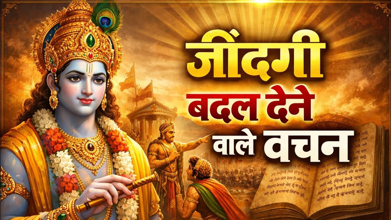जिंदगी बदल देने वाले वचन | Krishna Motivational | Motivational Video #motivation 