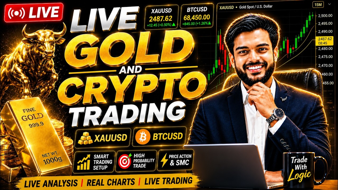 Crypto Gold Live Trading | Btc Live Trading | Gold Live Trading | Crypto Live trading | Xauusd Live