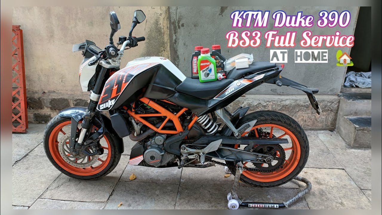 KTM Duke 390 BS3 || Full Service || Home |  🏡