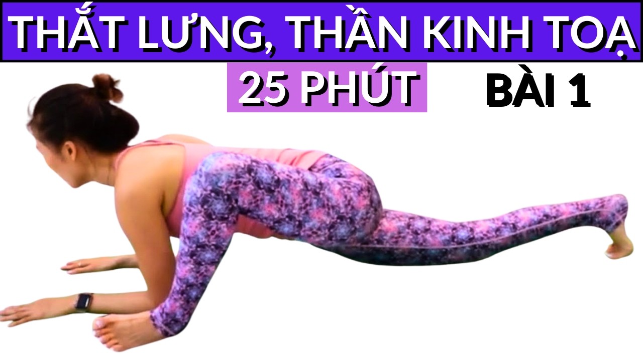 Yoga 7 ngày CỘT SỐNG KHỎE  ♡ Bài 1 - Giảm Đau THẮT LƯNG và THẦN KINH TỌA ♡ Yoga By Sophie