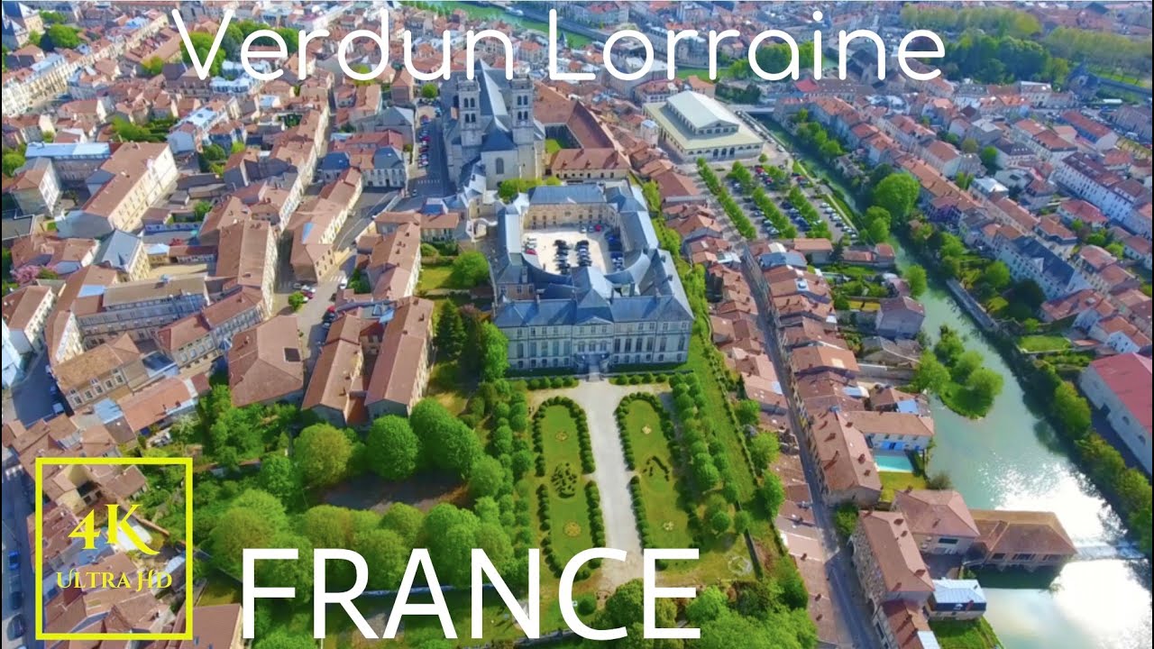 City of Verdun Lorraine France in 4K Ultra HD
