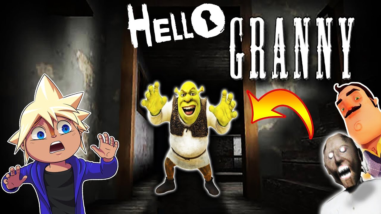 WHAT IF GRANNY WAS SHREK??? | Chipmunk Plays Hello Neighbor Mods
