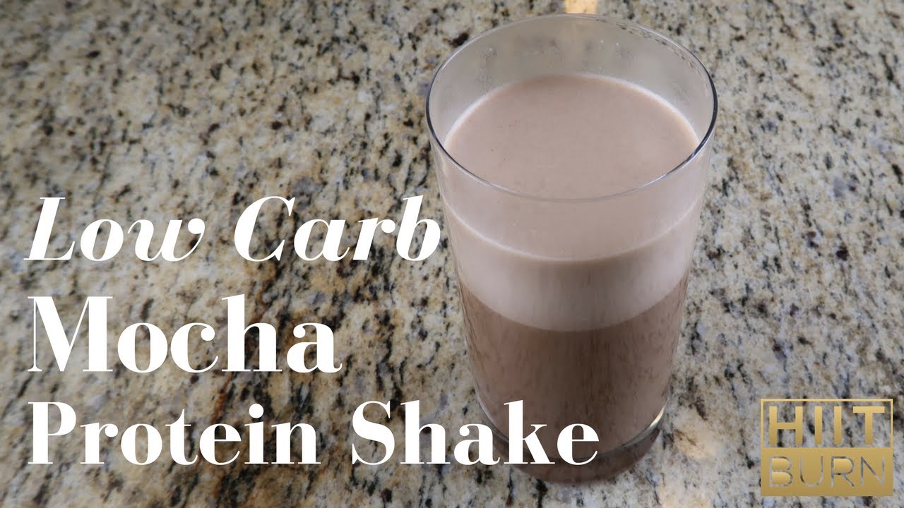Low Carb Mocha Protein Shake