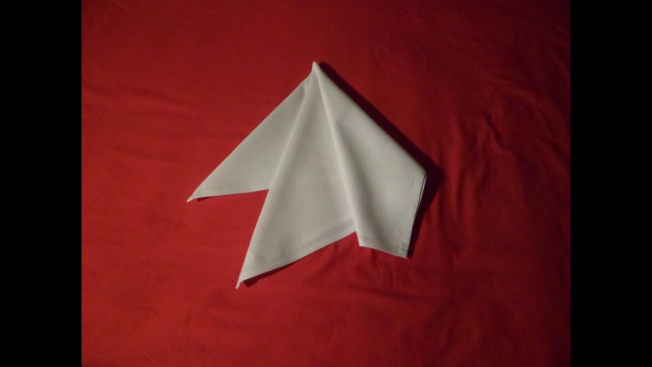 How To Fold Napkins - French Fold (napkin folds)