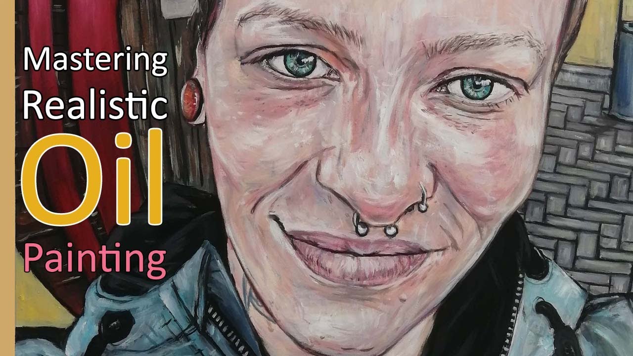 How To Paint a Portrait Uing Oli Colors -Tutorial- Zvládnutí realistické olejomalby