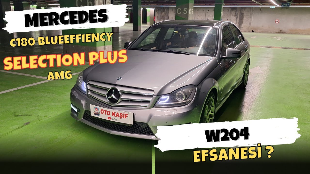 2013 Mercedes C180 AMG İnceleme – W204 BlueEfficiency Selection Plus Detaylı Test!