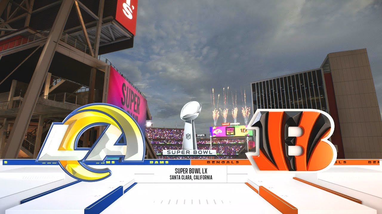 Madden NFL 26 - Cincinnati Bengals Vs Los Angeles Rams PS5 Simulation SuperBowl LVI Full Gameplay