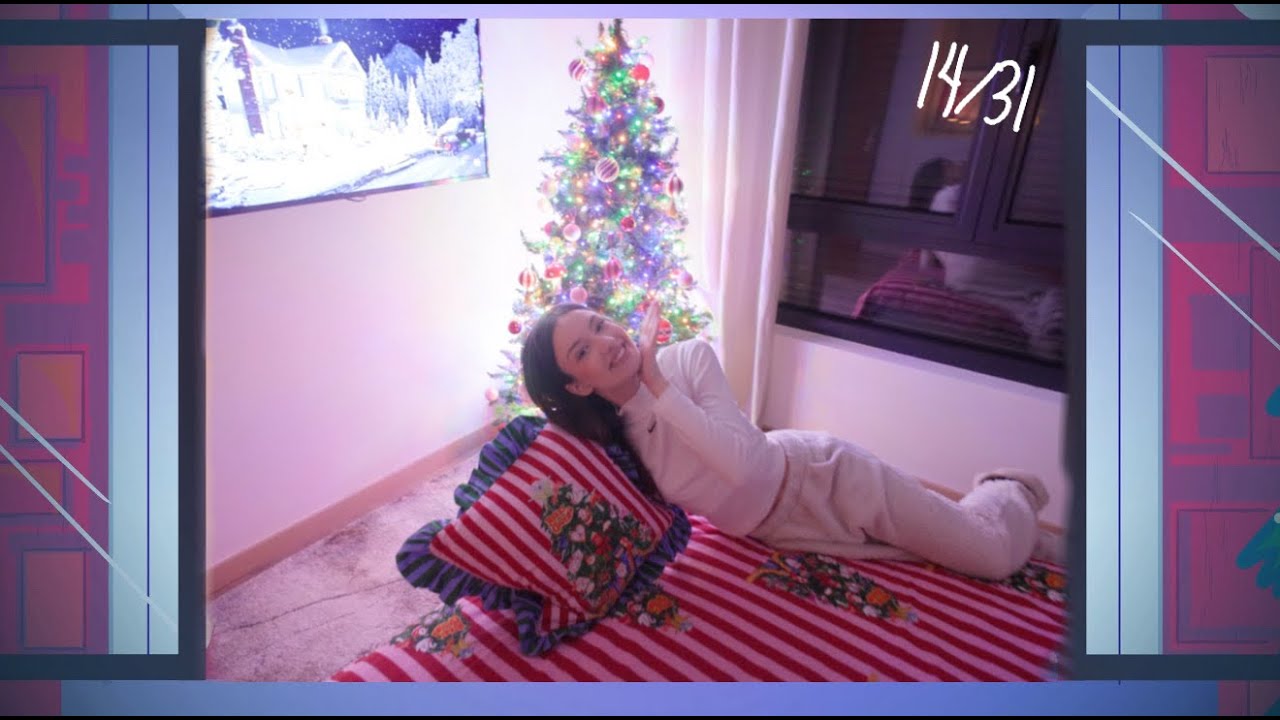 Novogodišnji room tour + dekorisanje | 14/31 VLOGMAS