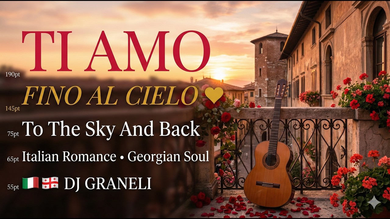 💕 Ti Amo Fino Al Cielo | I Love You To The Sky | Italian-Georgian Romance | DJ Graneli