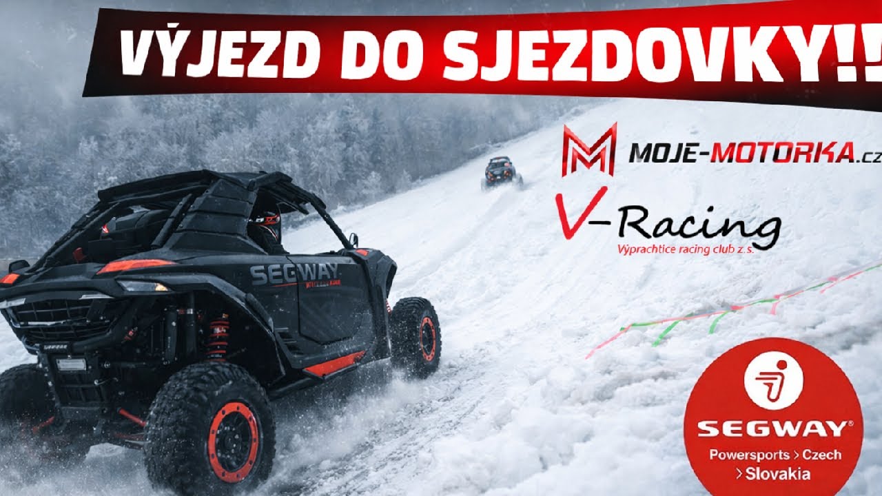 Extrémní zimní výjezd do sjezdovky / Segway Super Villain ❄️🔥/ FPV Dron