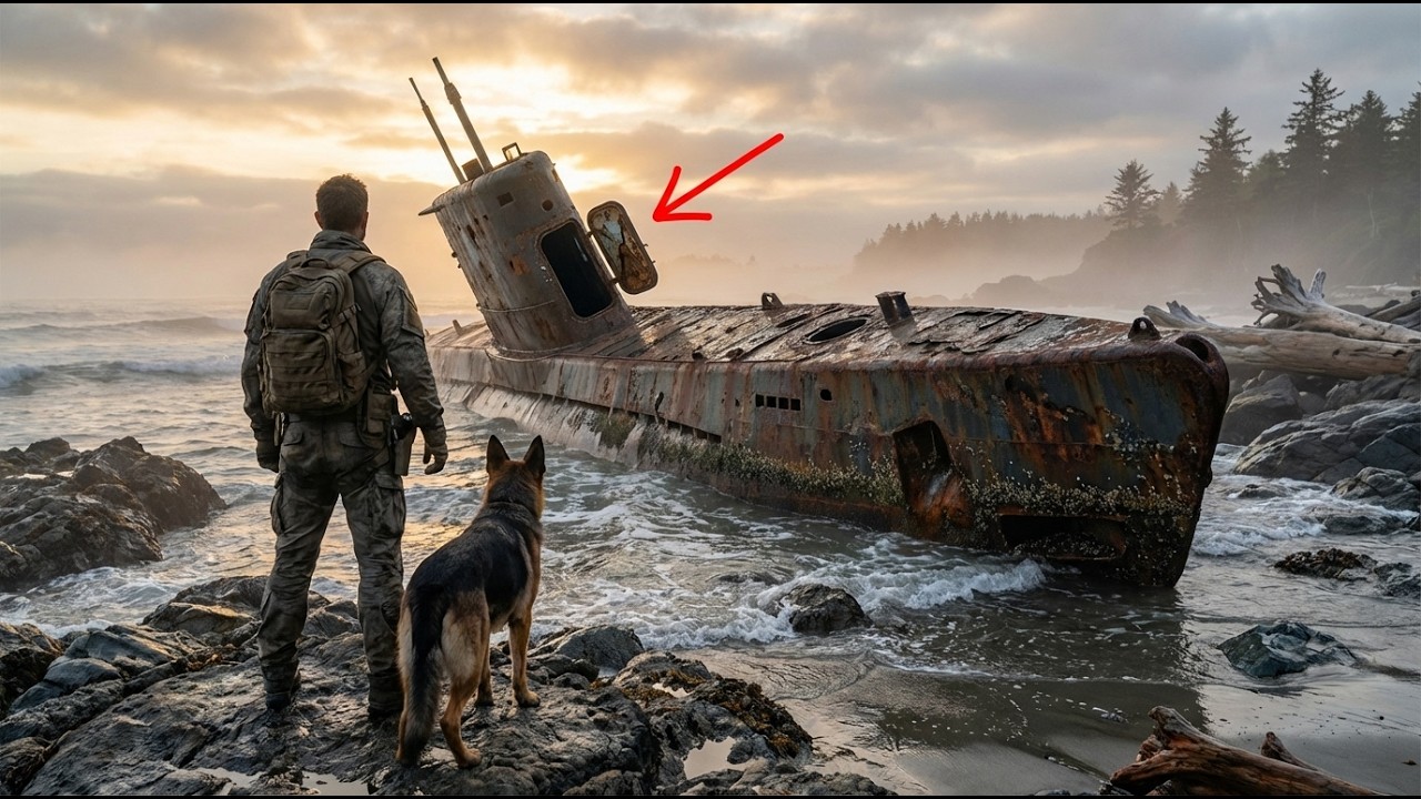 Veteran and His K9 Discovered an Old Submarine on the Shore — It Was Never Reported Missing