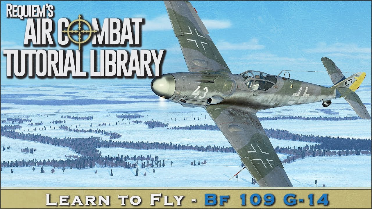 Научитесь летать на Bf 109 G-14