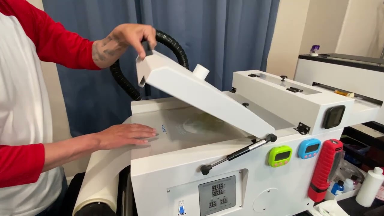 How to setup your Shaker/Oven for printing #dtf #shirt #dtfprinter #sublimation