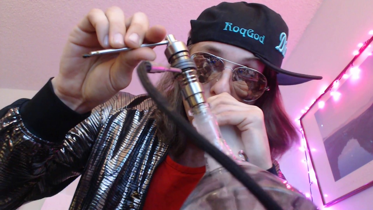 First hit off the new MEGA-ARCH bong with s&b Enail