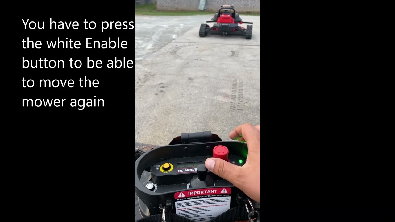 RC Mowers-Basic Machine Operation