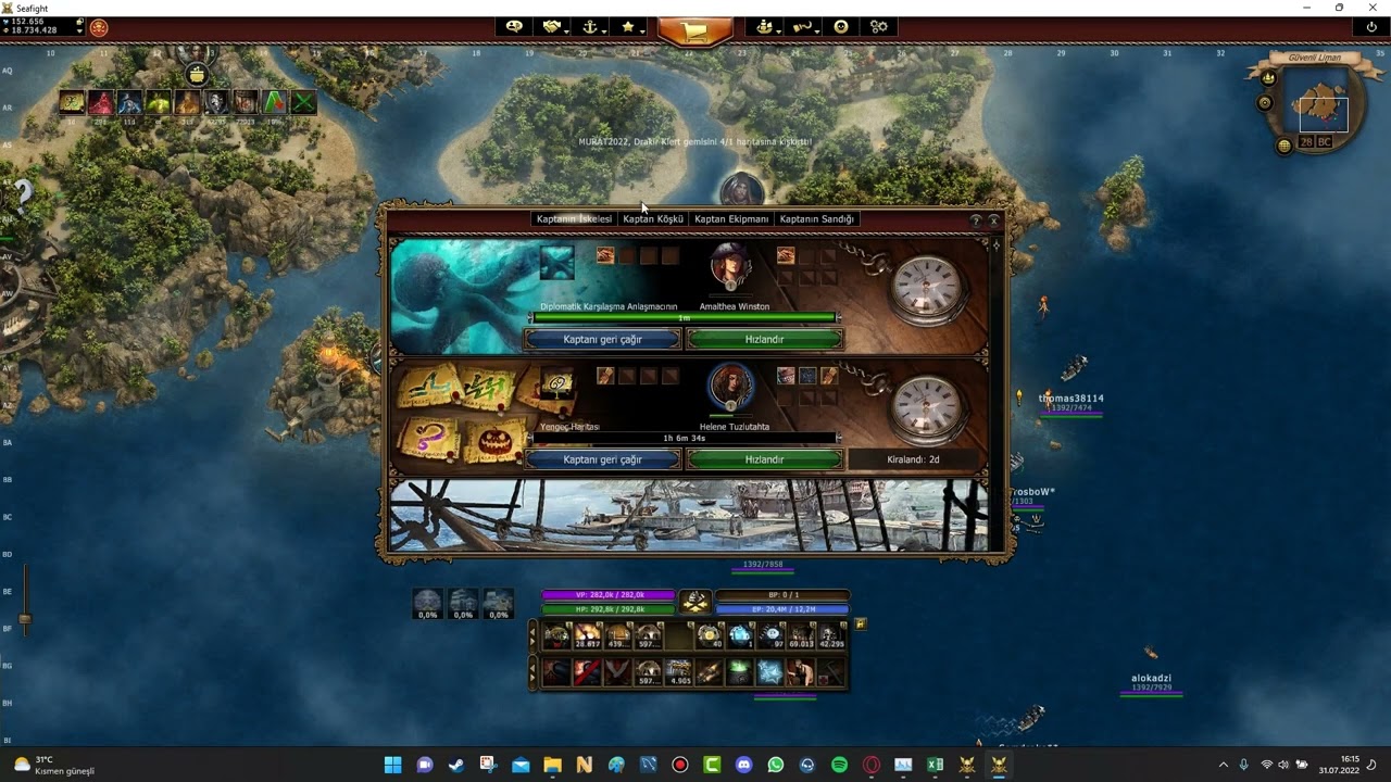 Seafight GL8 / Kaptanlar Birliği #1 nedir ? TR