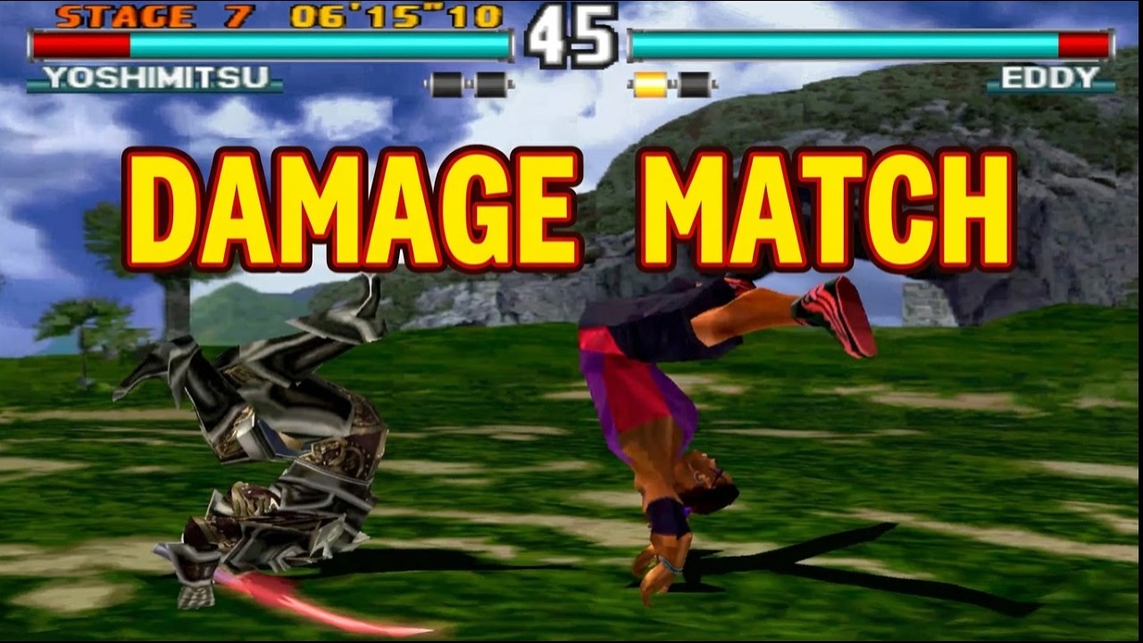 Tekken 3 Yoshimitsu vs Eddy 🔥 UNTOUCHABLE DAMAGE MATCH
