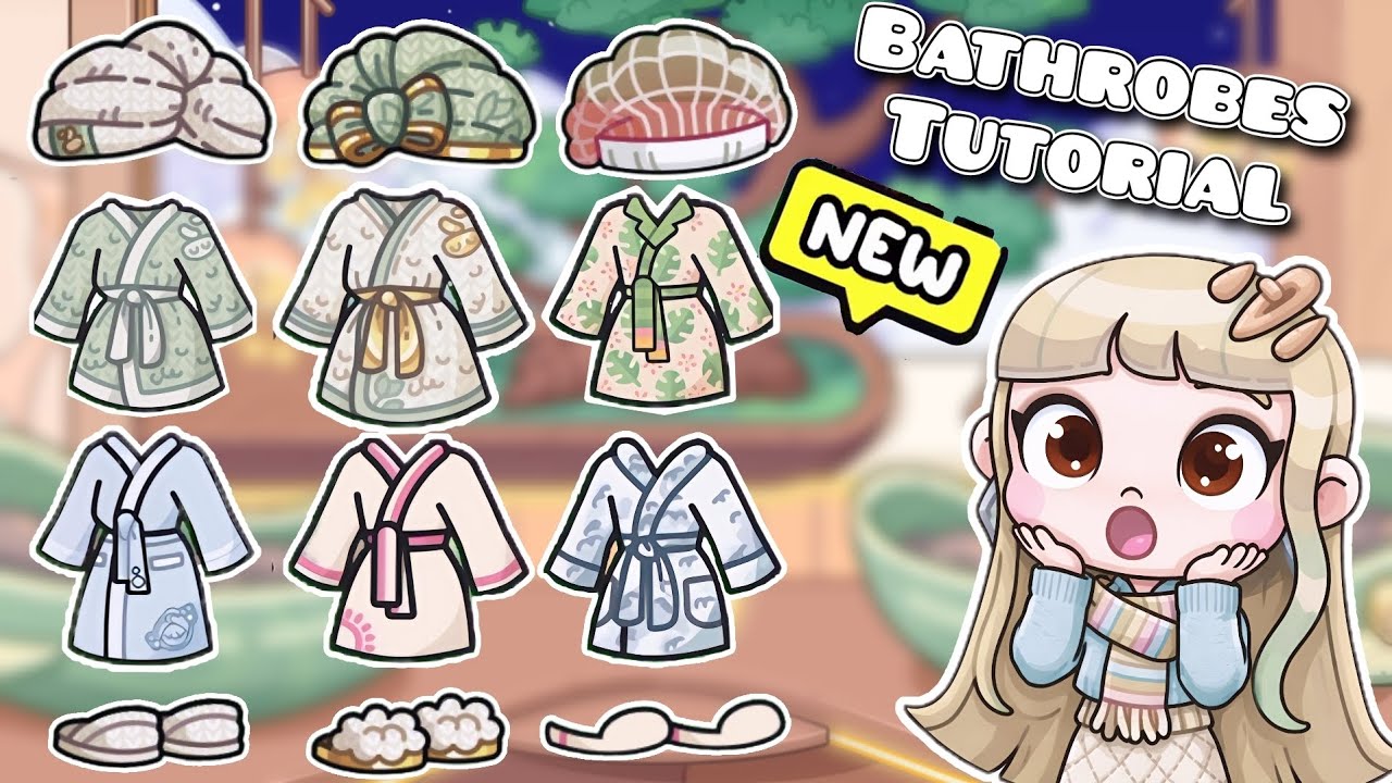 FREE NEW BATHROBES TUTORIAL IN AVATAR WORLD 💫